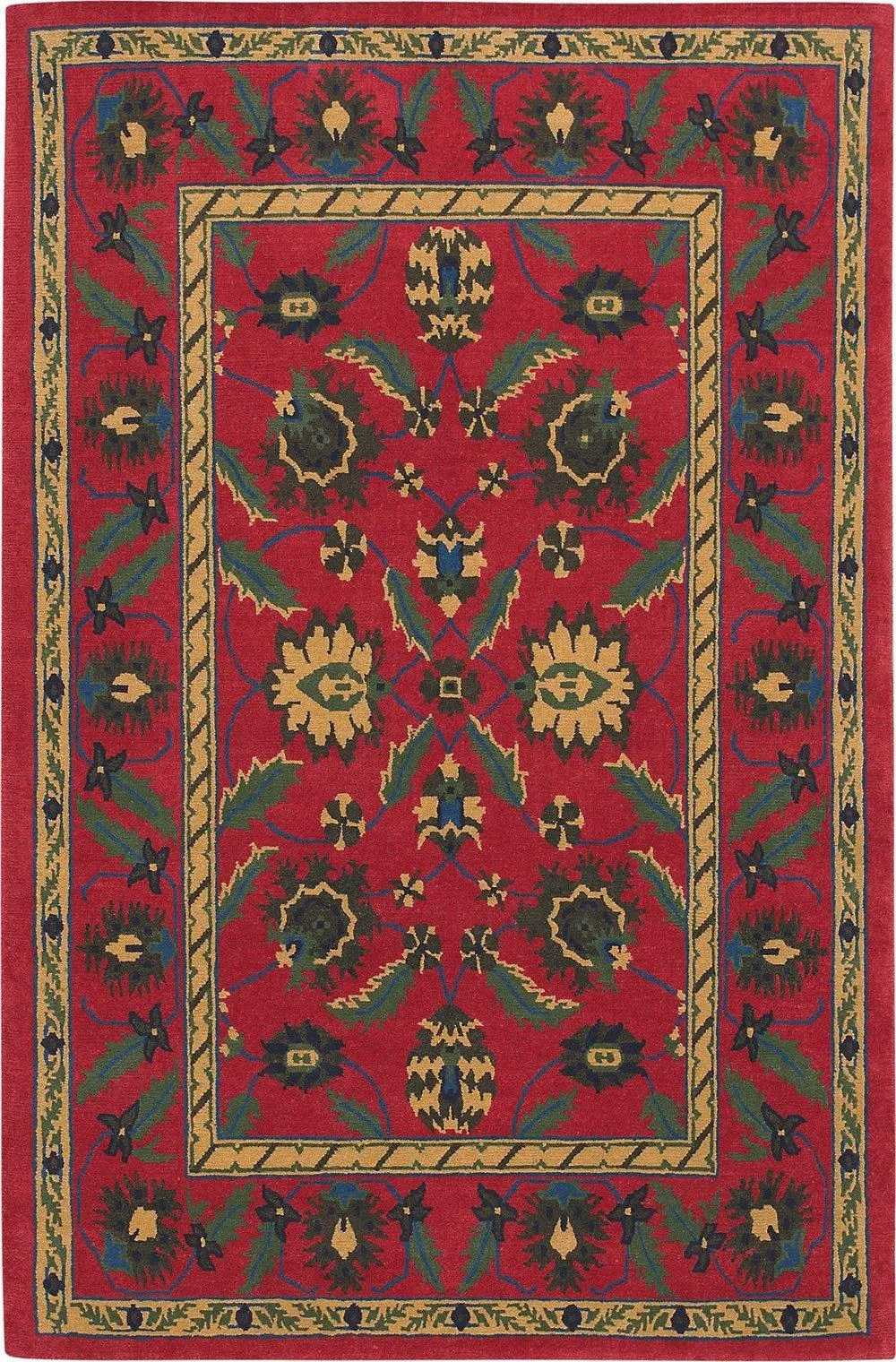 Sultanabad Garden Red Rug