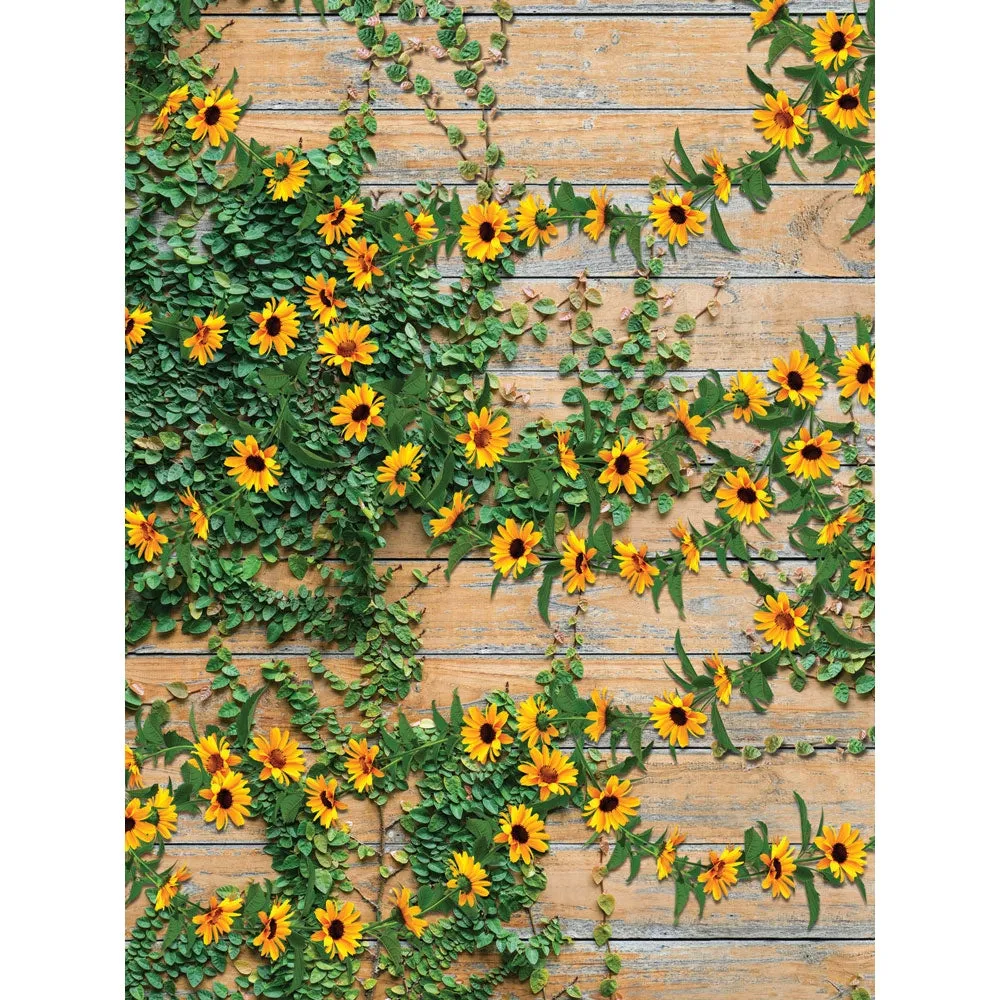 Summer Daisy Wall Printed Backdrop