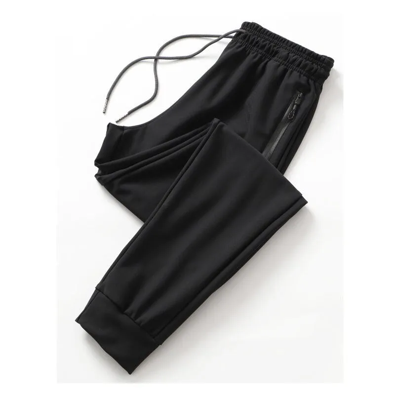 Summer Fashion Thin section Pants Men Running Sport Joggers Quick Dry Athletic Gym Bodybuilding Fitness Sweatpants