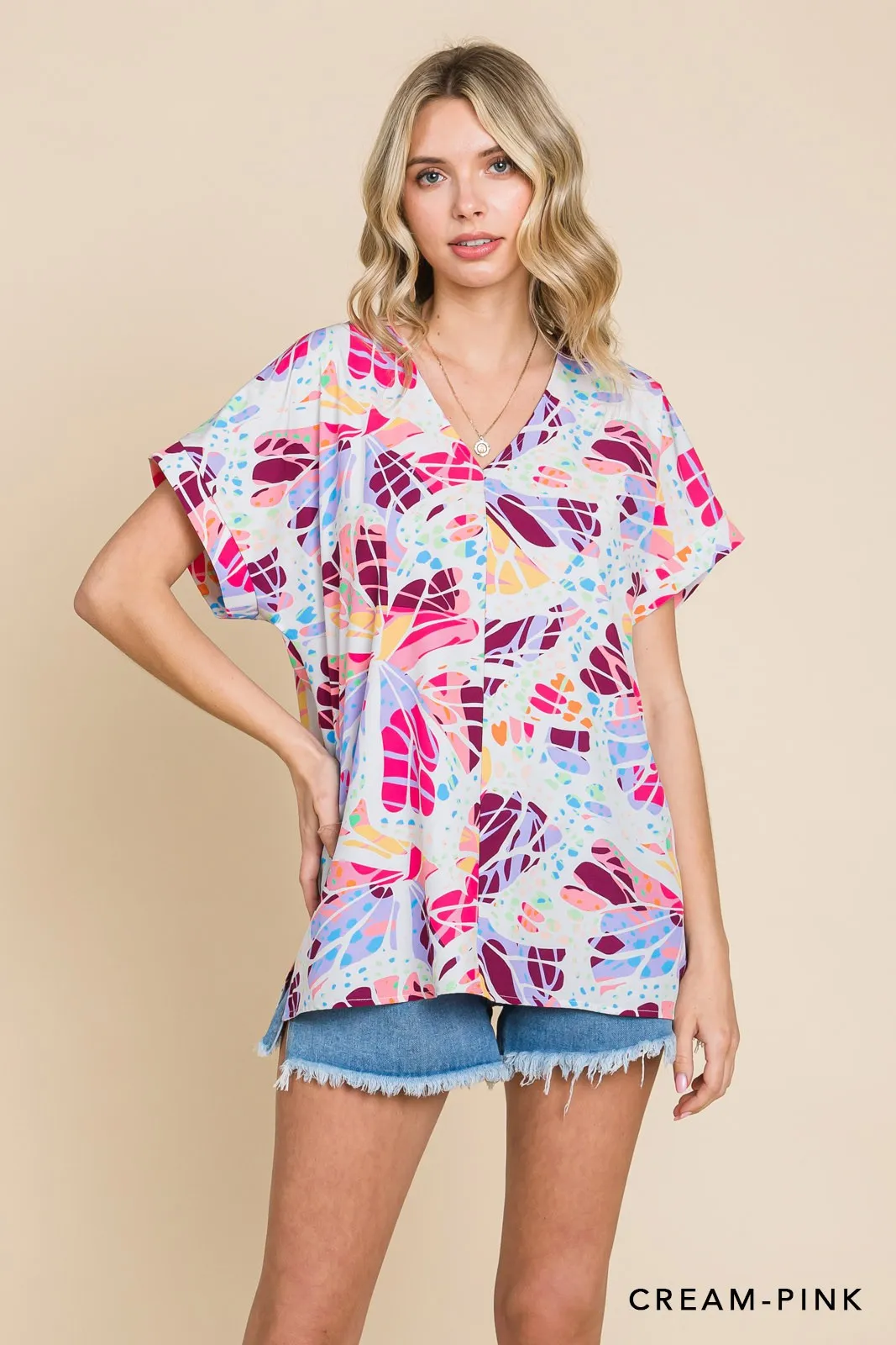 Summer Fun Printed Blouse