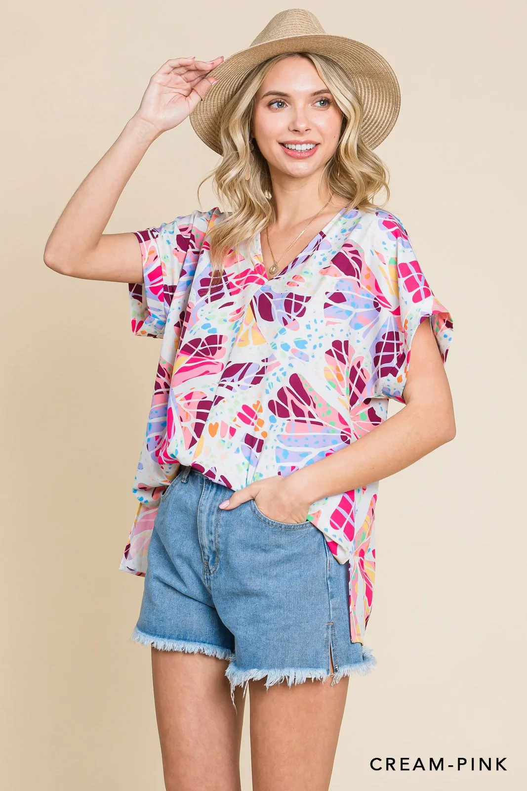 Summer Fun Printed Blouse