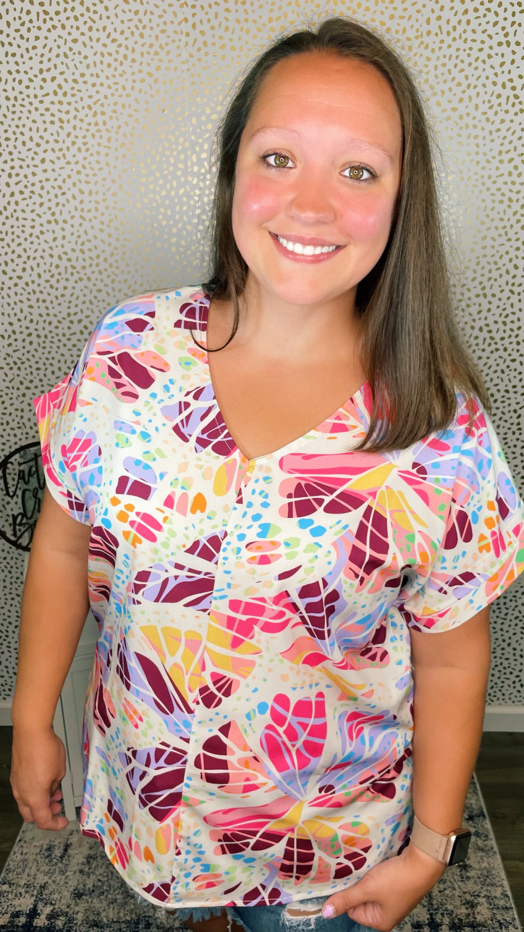 Summer Fun Printed Blouse