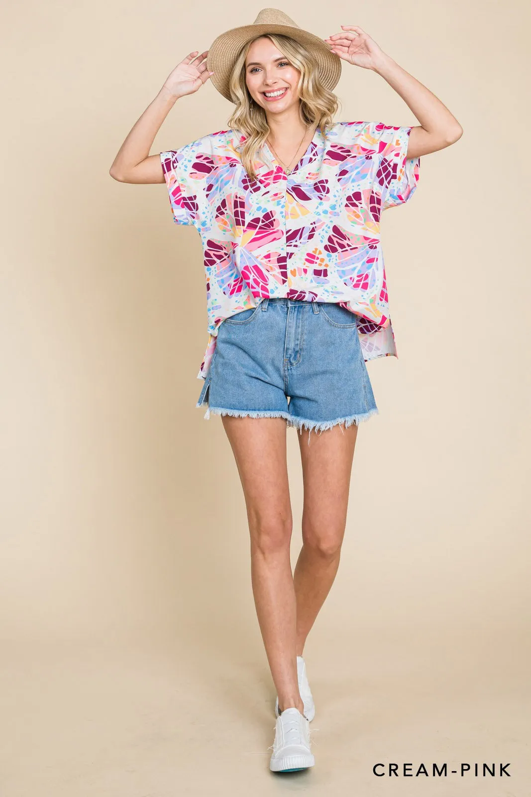 Summer Fun Printed Blouse