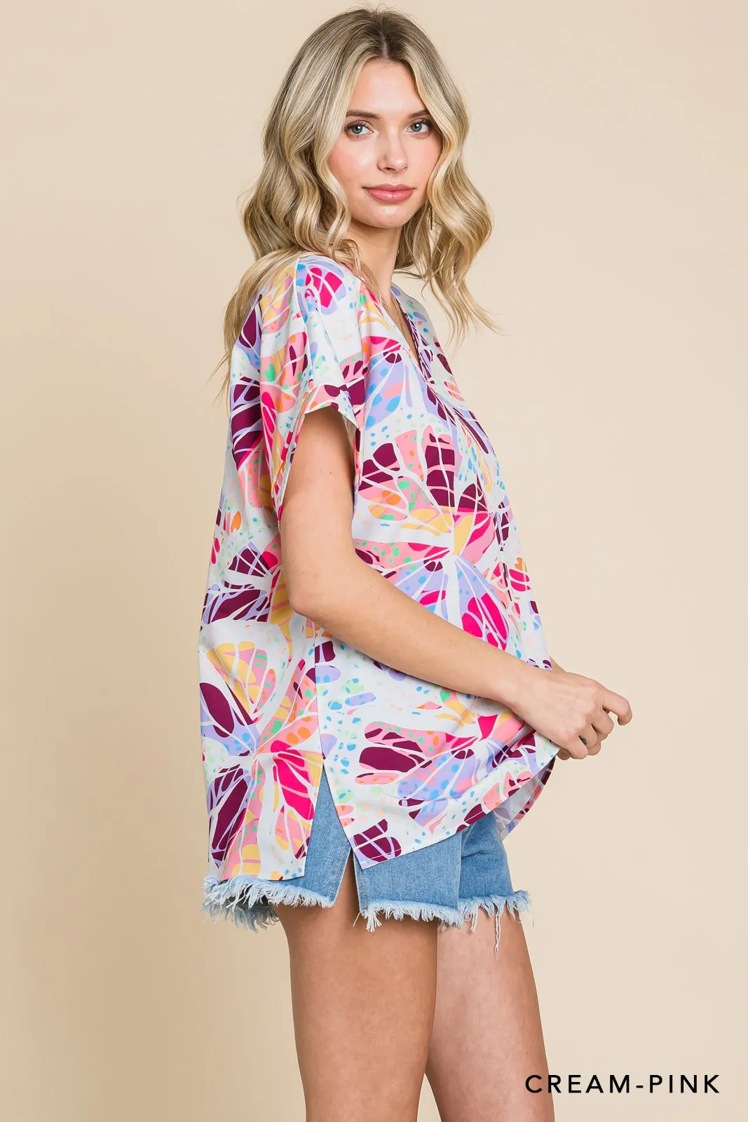 Summer Fun Printed Blouse