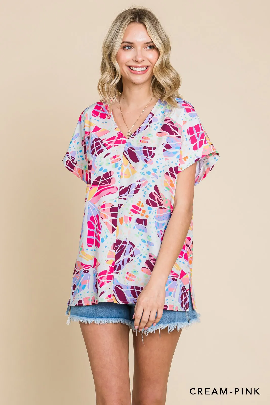 Summer Fun Printed Blouse