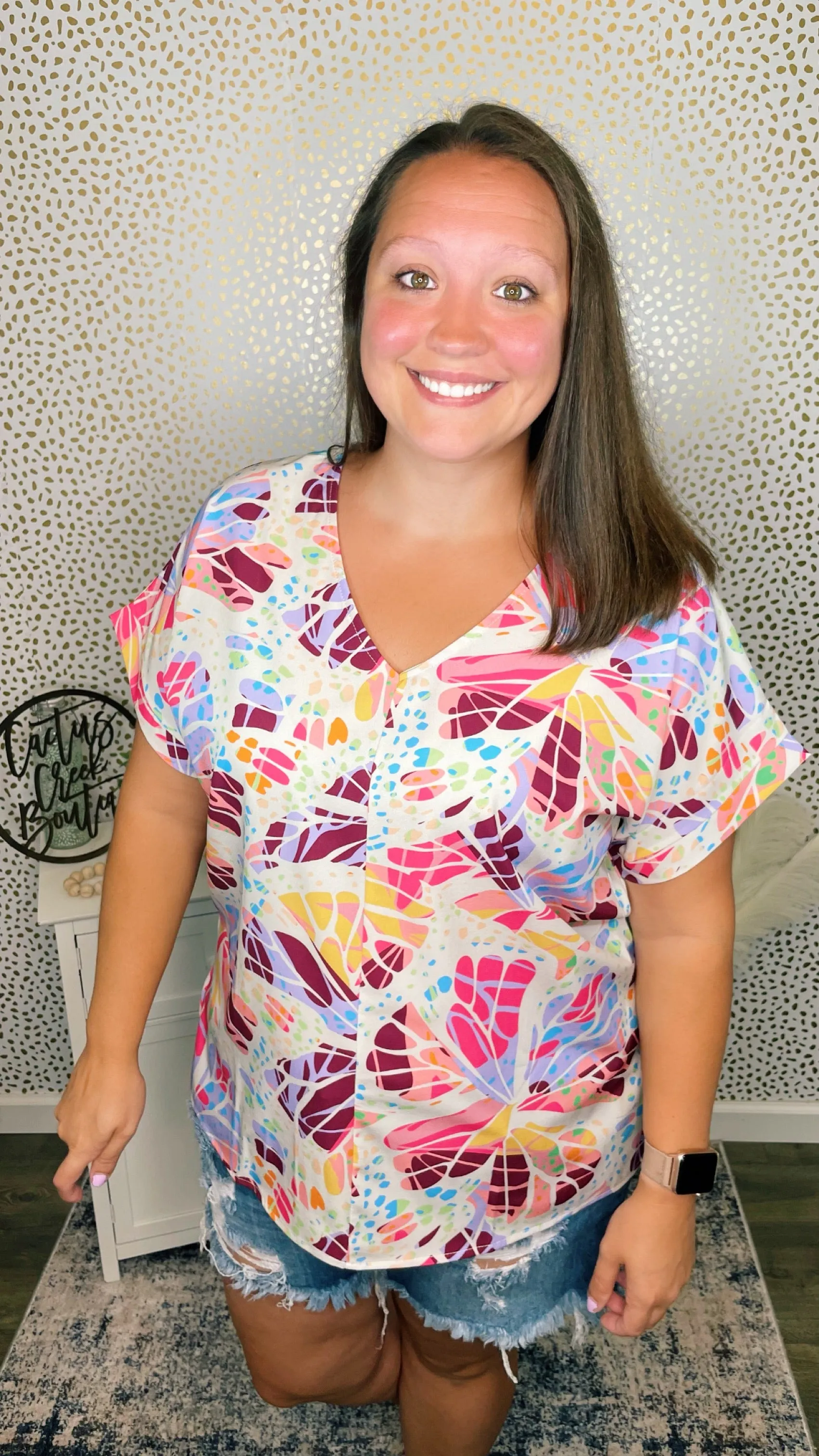 Summer Fun Printed Blouse