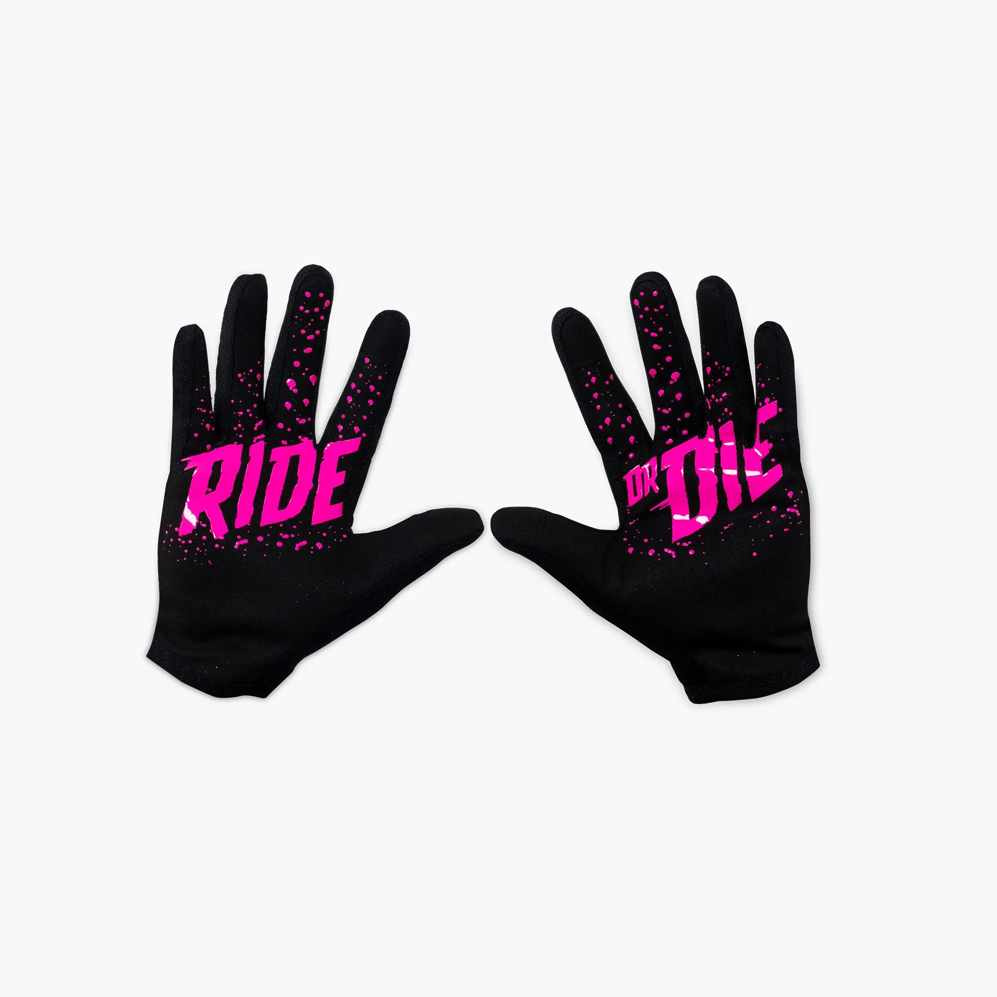 Summer Lightweight Mesh Rider Gloves - Pink