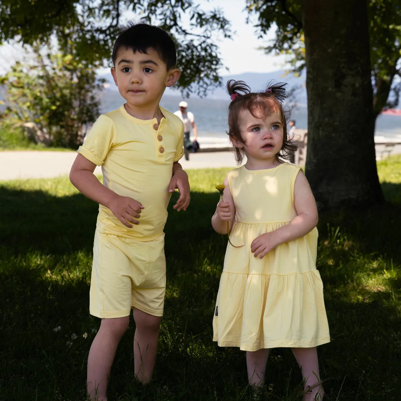 Summer PJ Set - Mellow Yellow