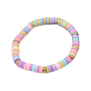 SUMMER POLY-CLAY ELASTIC BRACELET