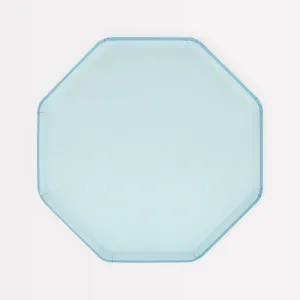 Summer Sky Blue Side Plates (x 8)