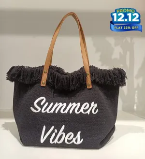 Summer Vibes Canvas Handbag