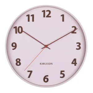 Summertime Wall Clock – Soft Pink (40cm)