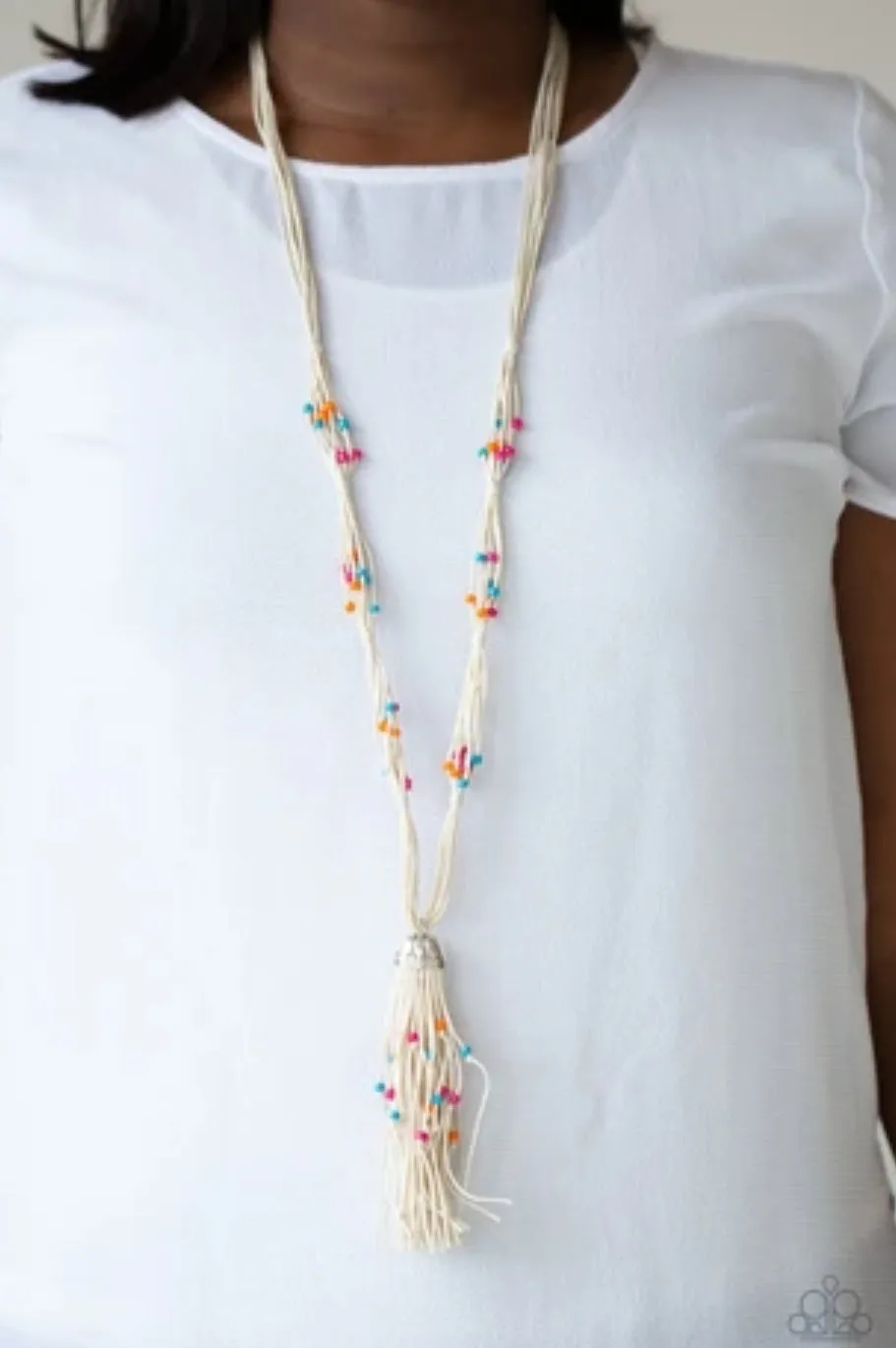 Summery Sensations - Multi Urban Necklace - Paparazzi Accessories