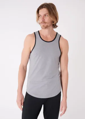 Summit Ringer Tank | Medium Heather Grey