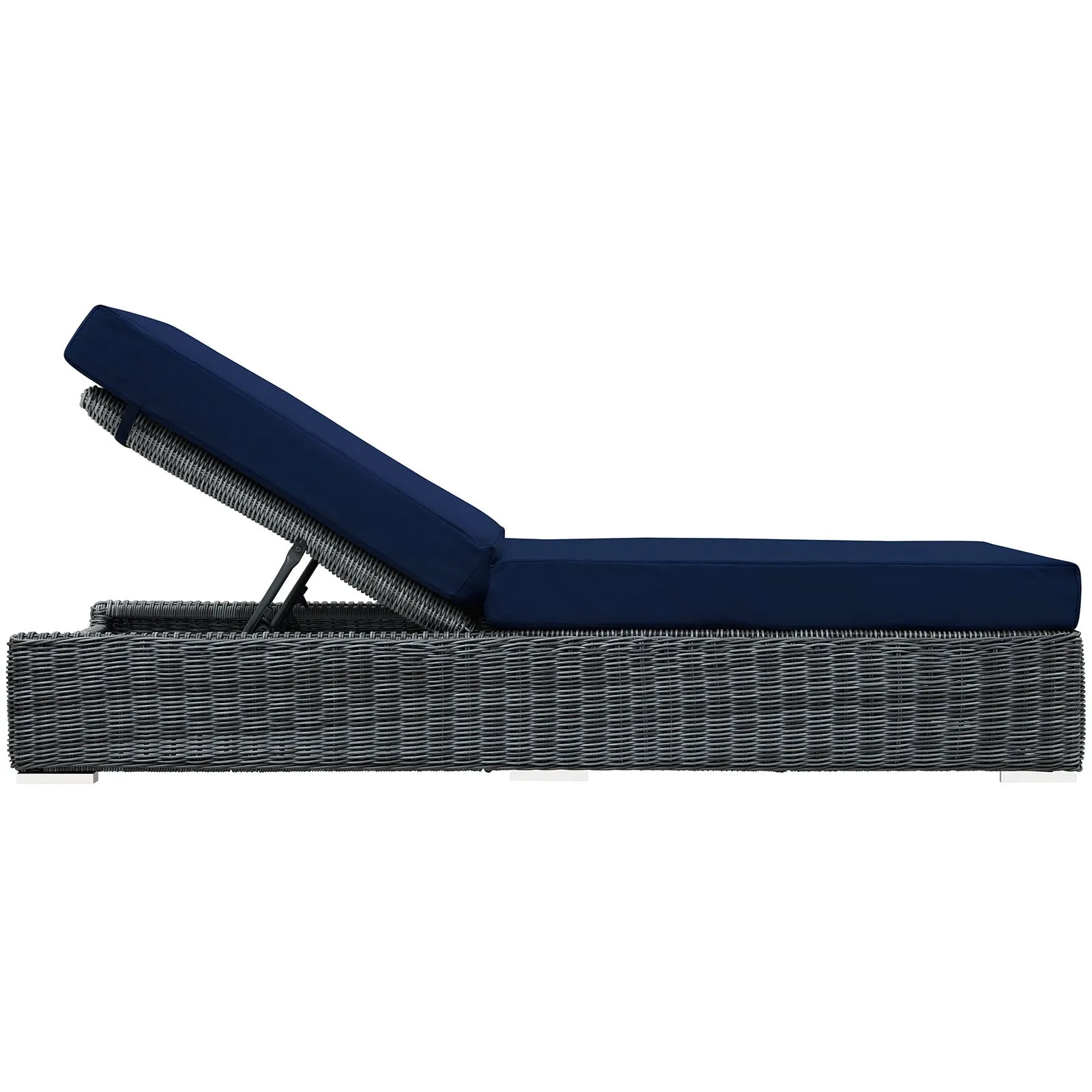 Summon Outdoor Patio Sunbrella Chaise Lounge