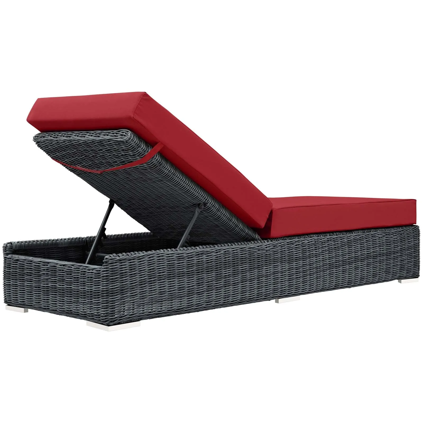 Summon Outdoor Patio Sunbrella Chaise Lounge