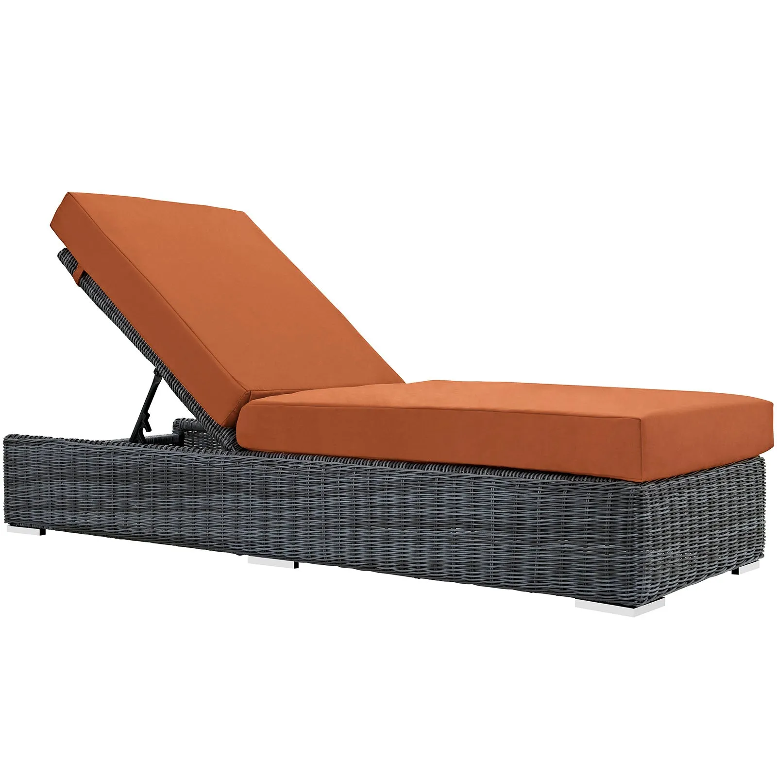 Summon Outdoor Patio Sunbrella Chaise Lounge