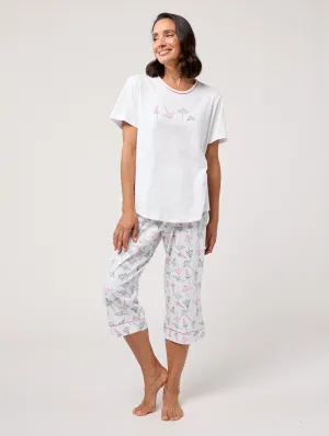 Sun Shades Short Sleeve 3/4 Pyjama Set