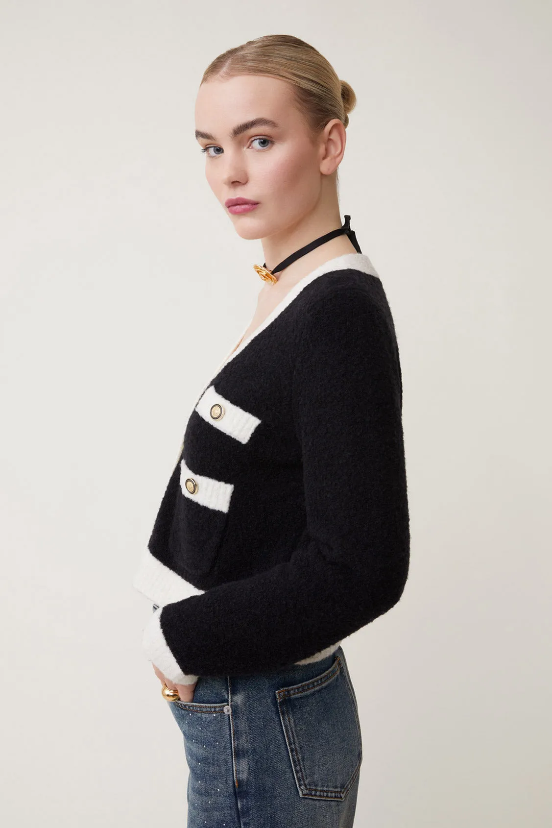 Suncoo Black Gabili Cardigan