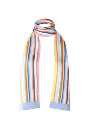 Sunday Stripes Silk Scarf