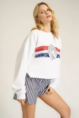 Sunday Tennis Sweatshirt - White