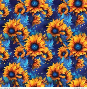 Sunflower Fantasy 10 Printed Vinyl Sheet-Tumbler Wrap