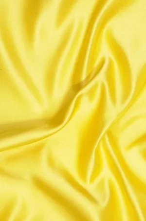 Sunflower Yellow Double Face Duchess Satin Fabric