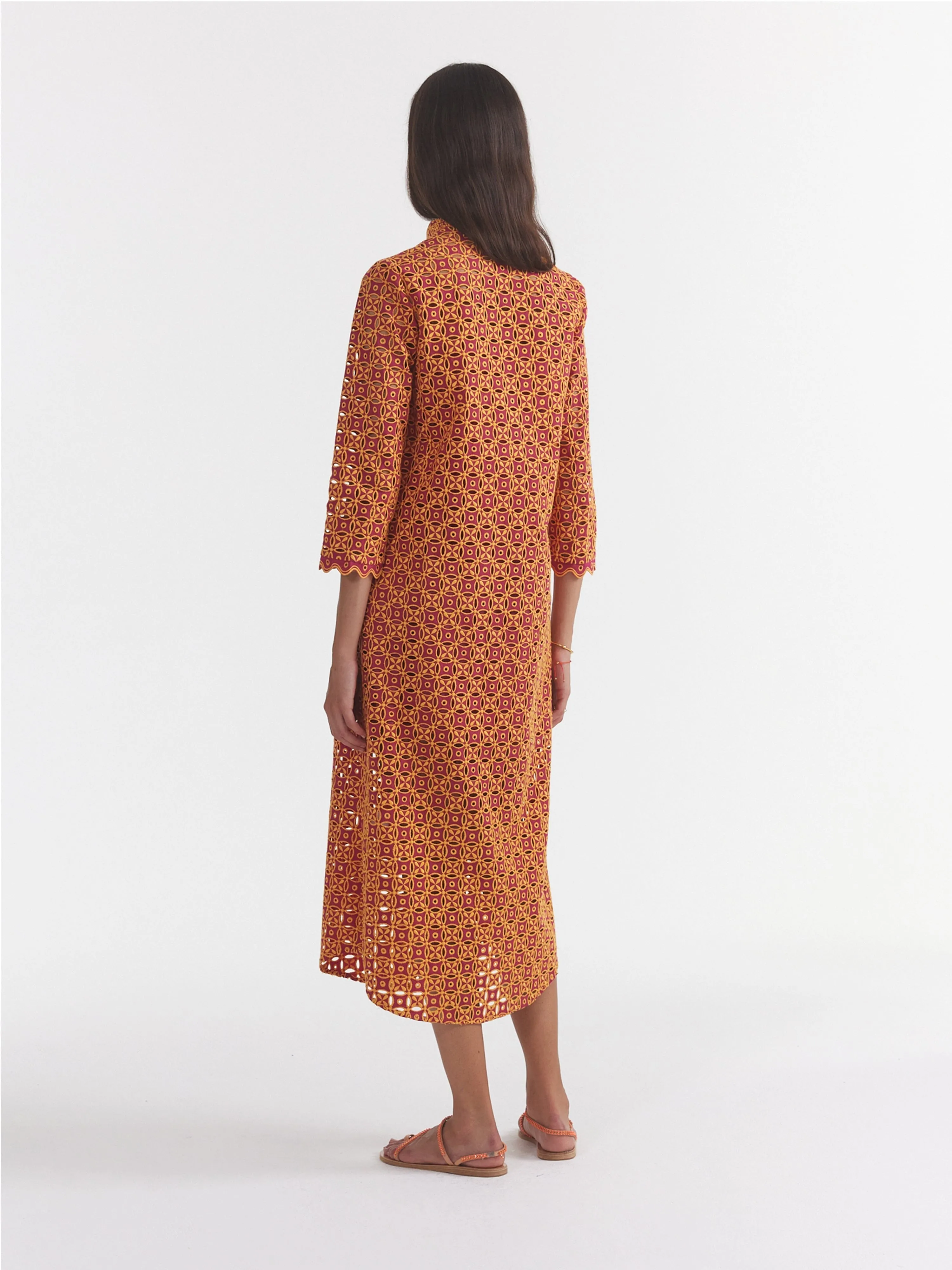 Suni Kurta in Berry Apricot