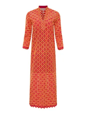 Suni Kurta in Berry Apricot