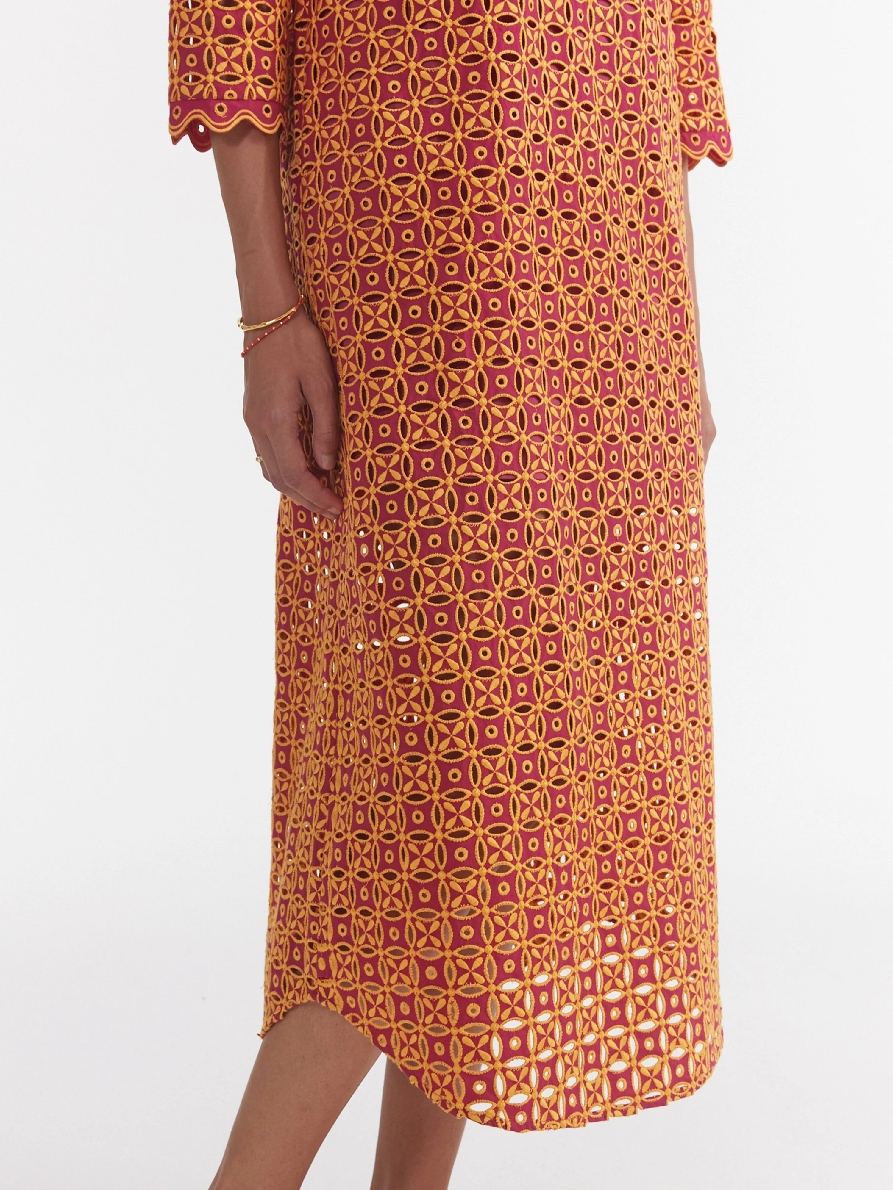 Suni Kurta in Berry Apricot