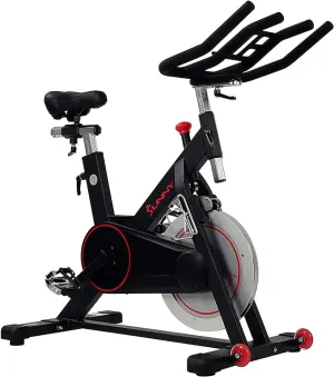 Sunny Health & Fitness Premium Indoor Cycling Smart Stationary Bike with Exclusive SunnyFit App Enhanced Bluetooth Connectivity