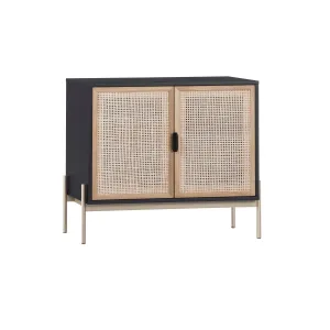 Sunpan Avida Sideboard - Small - Gold - Black/Natural