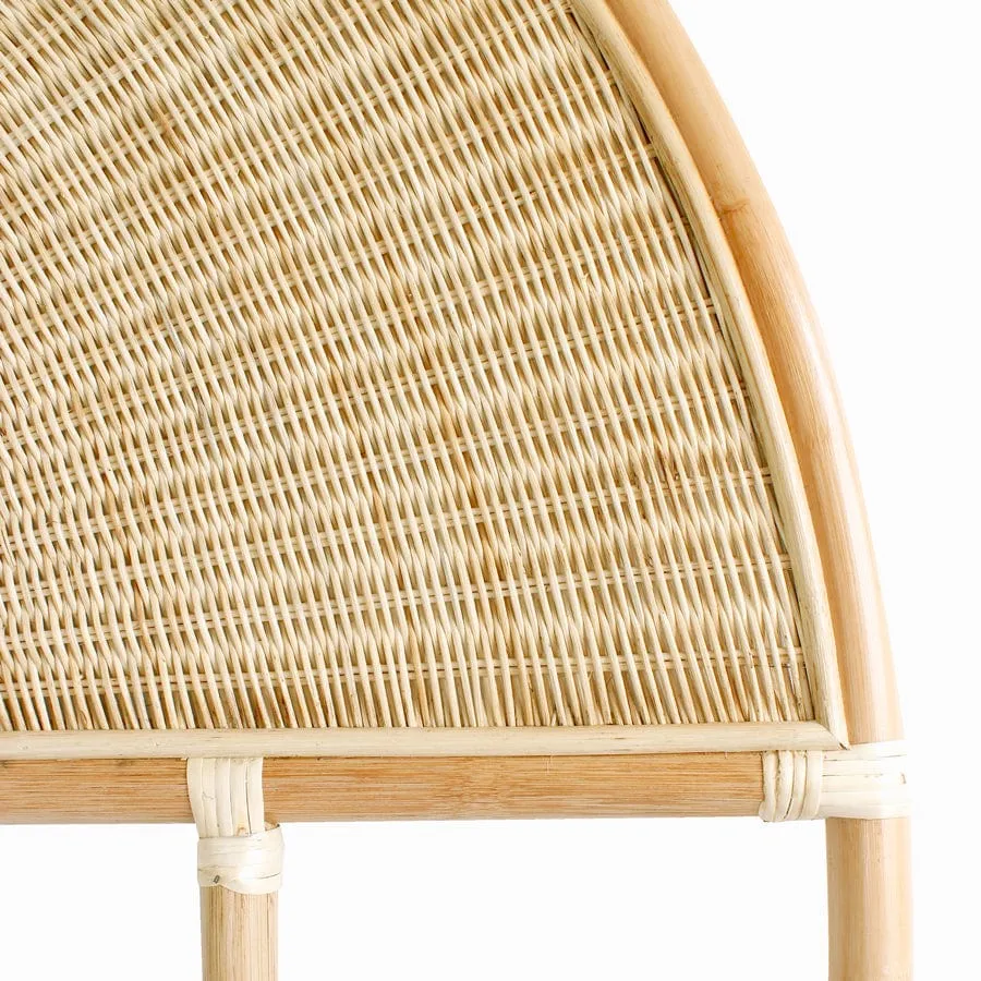 Sunrise Rattan & Wicker Bedhead King Single Size Natural