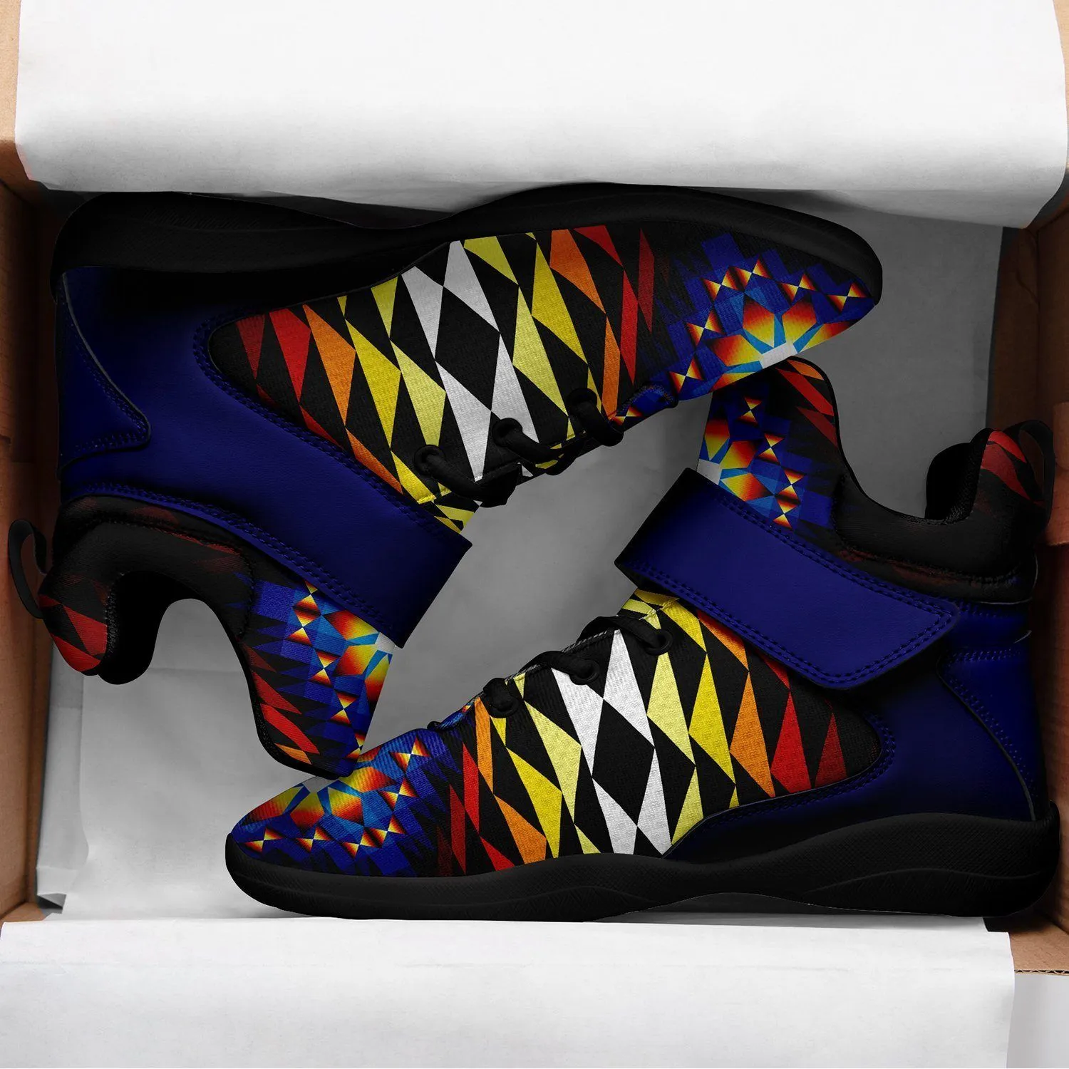 Sunset Blanket Ipottaa Basketball / Sport High Top Shoes - Black Sole