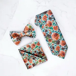 Sunset Floral Necktie Set