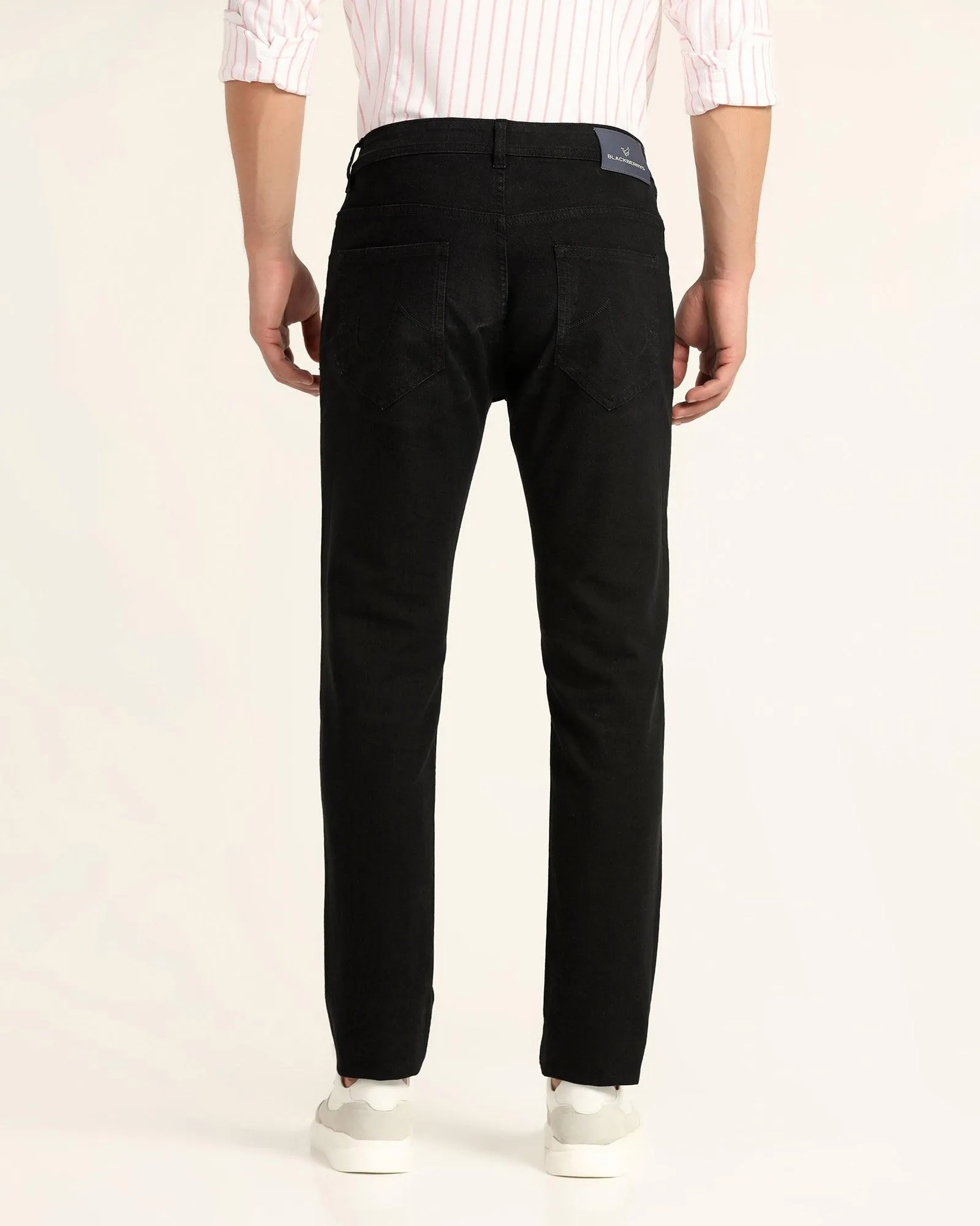 Super Clean Slim Comfort Buff Fit Black Jeans - Bekka