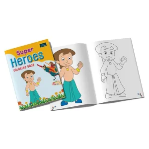 Super Heroes Coloring Book For Kids