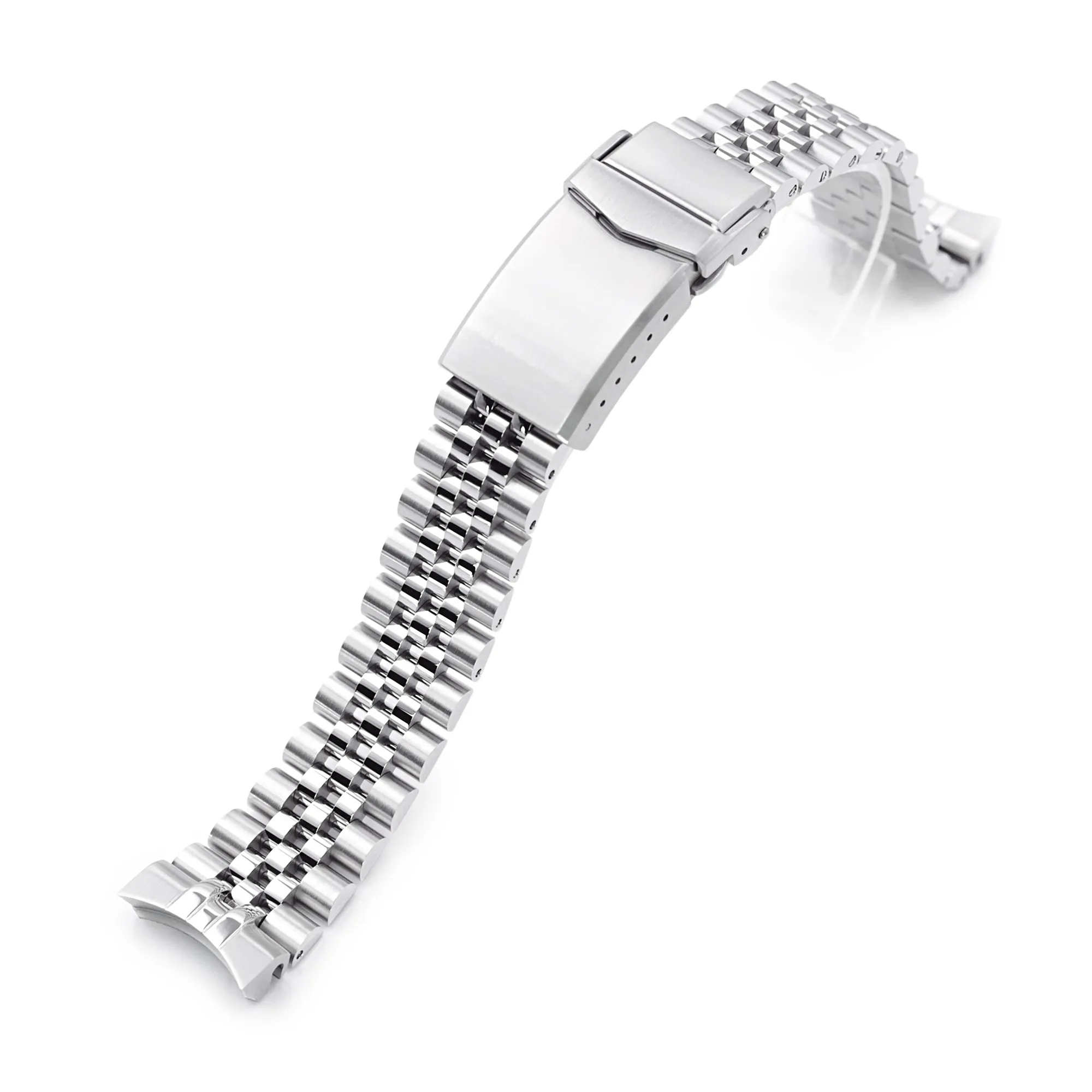 Super-JUB II for Grand Seiko 44GS V-Clasp, Brushed with Polished Center