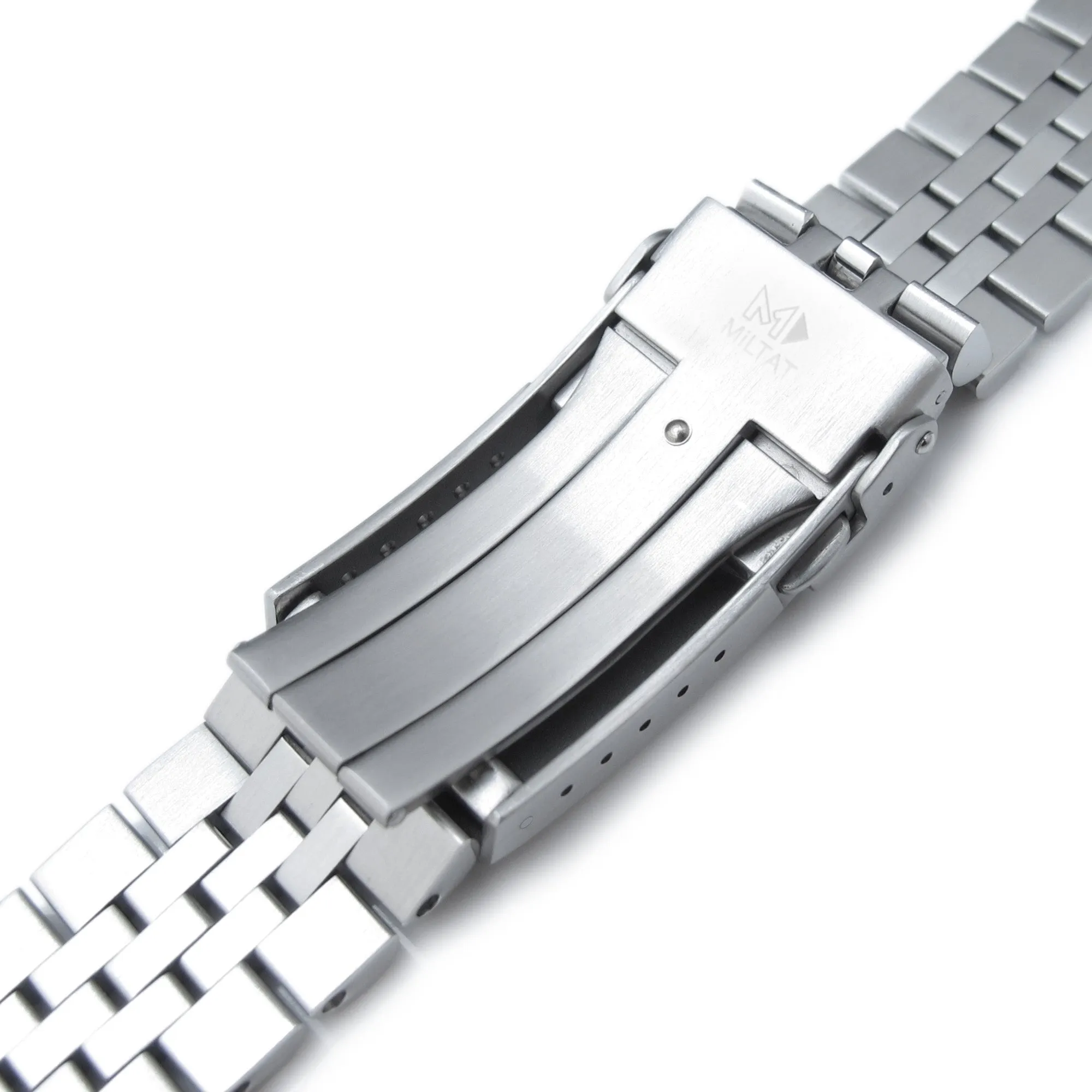 Super-JUB II for Grand Seiko 44GS V-Clasp, Brushed with Polished Center