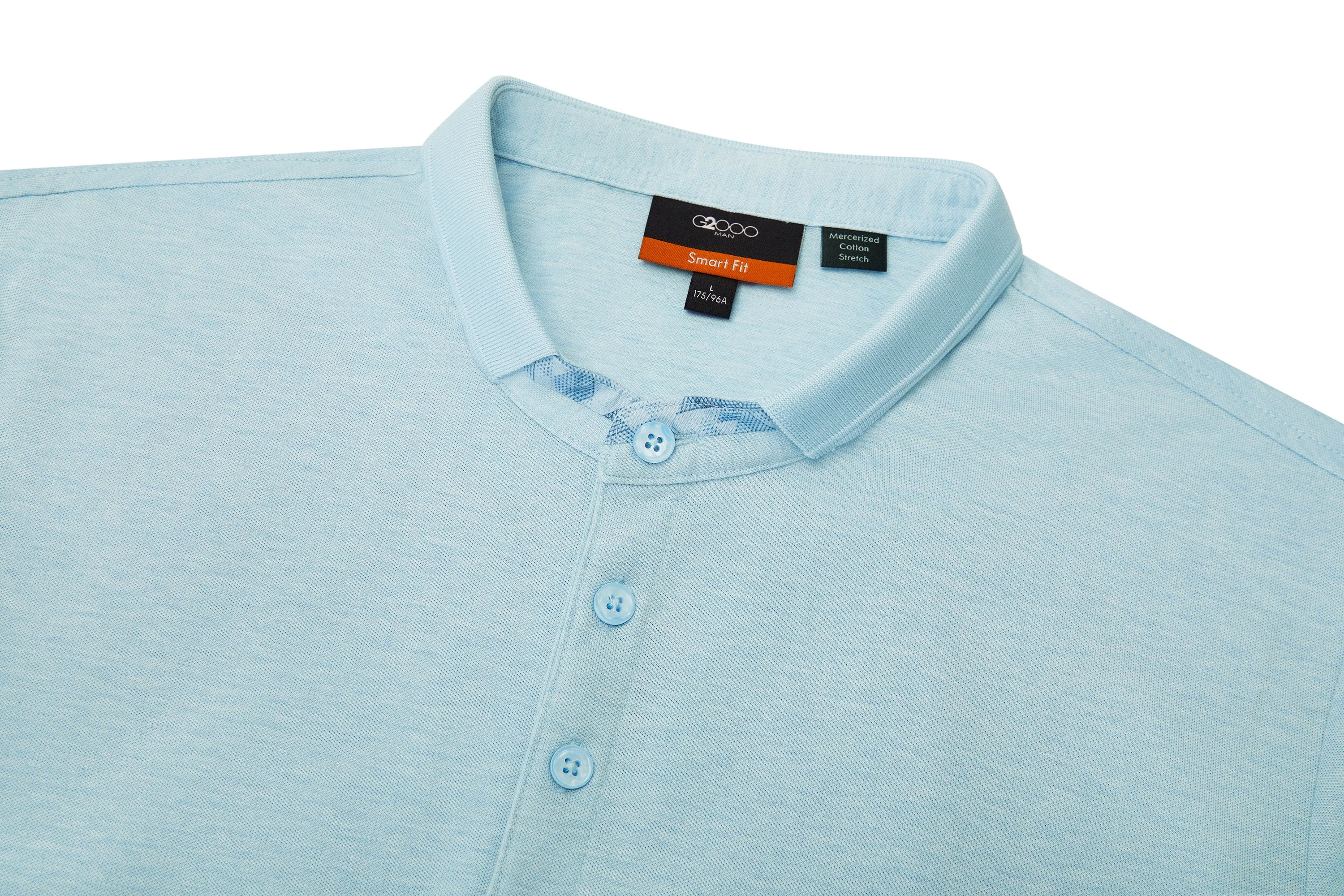 Super Light Mercerized Cotton Stand Collar Polo