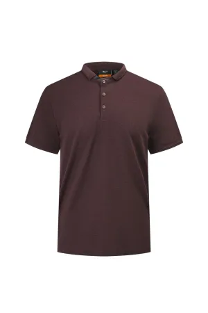 Super Light Mercerized Cotton Stand Collar Polo