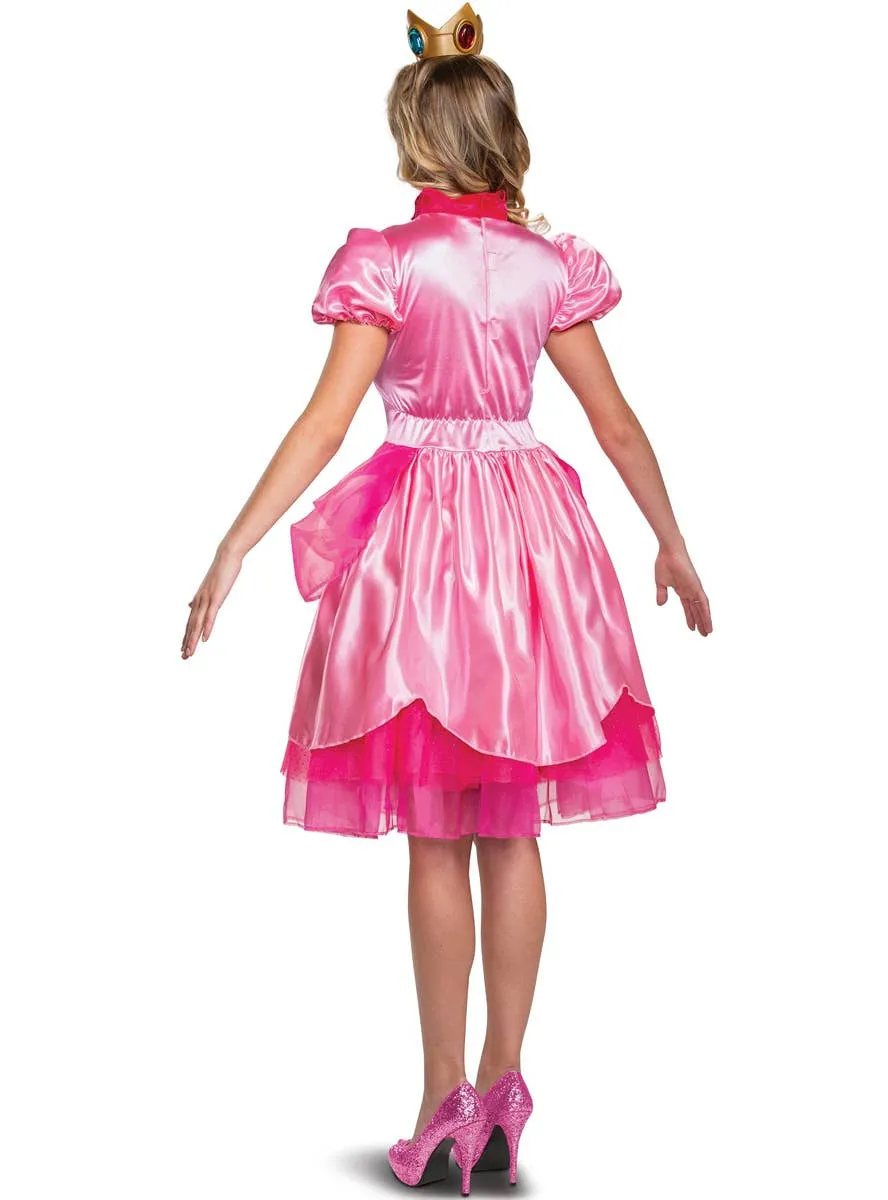 Super Mario Princess Peach Deluxe Plus Size Womens Costume