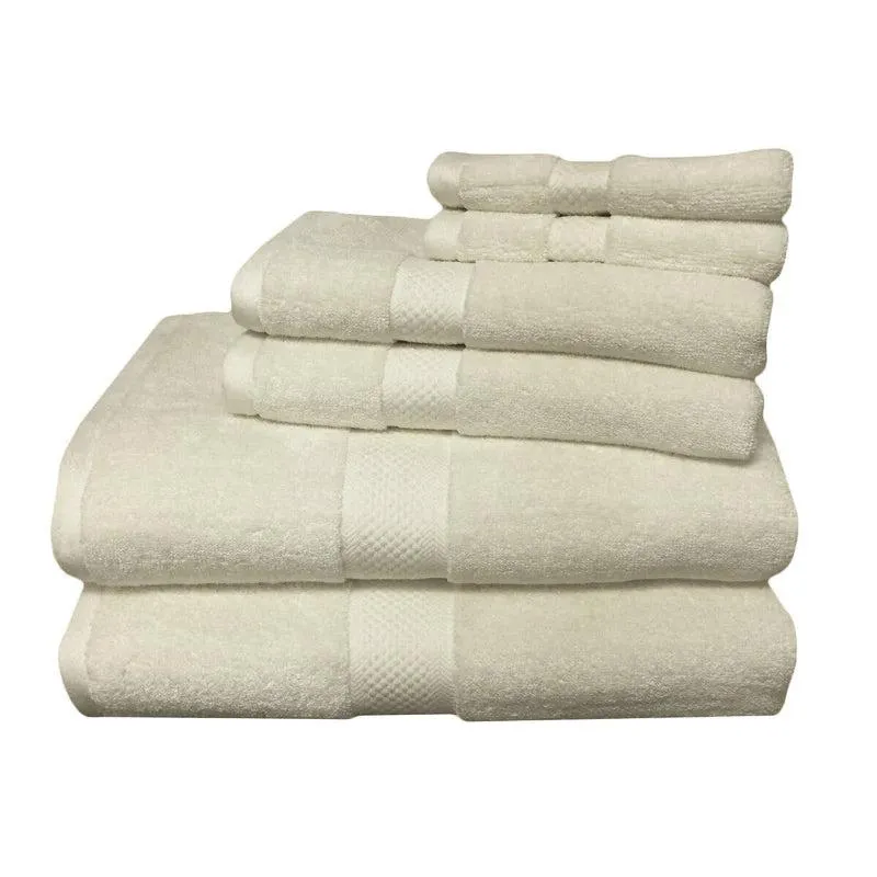 Super Soft Bamboo Cotton Blend 6-Piece Towel Set