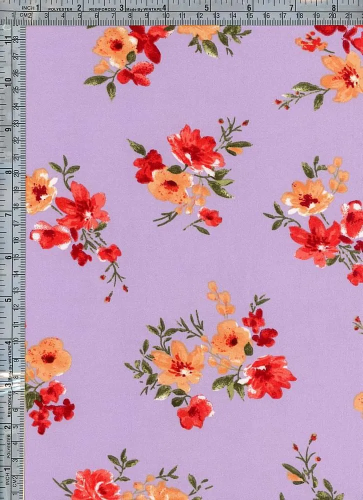 SUPER SOFT POLYESTER SPANDEX DBP / DTY BRUSHED FLORAL [NFF210522-009]