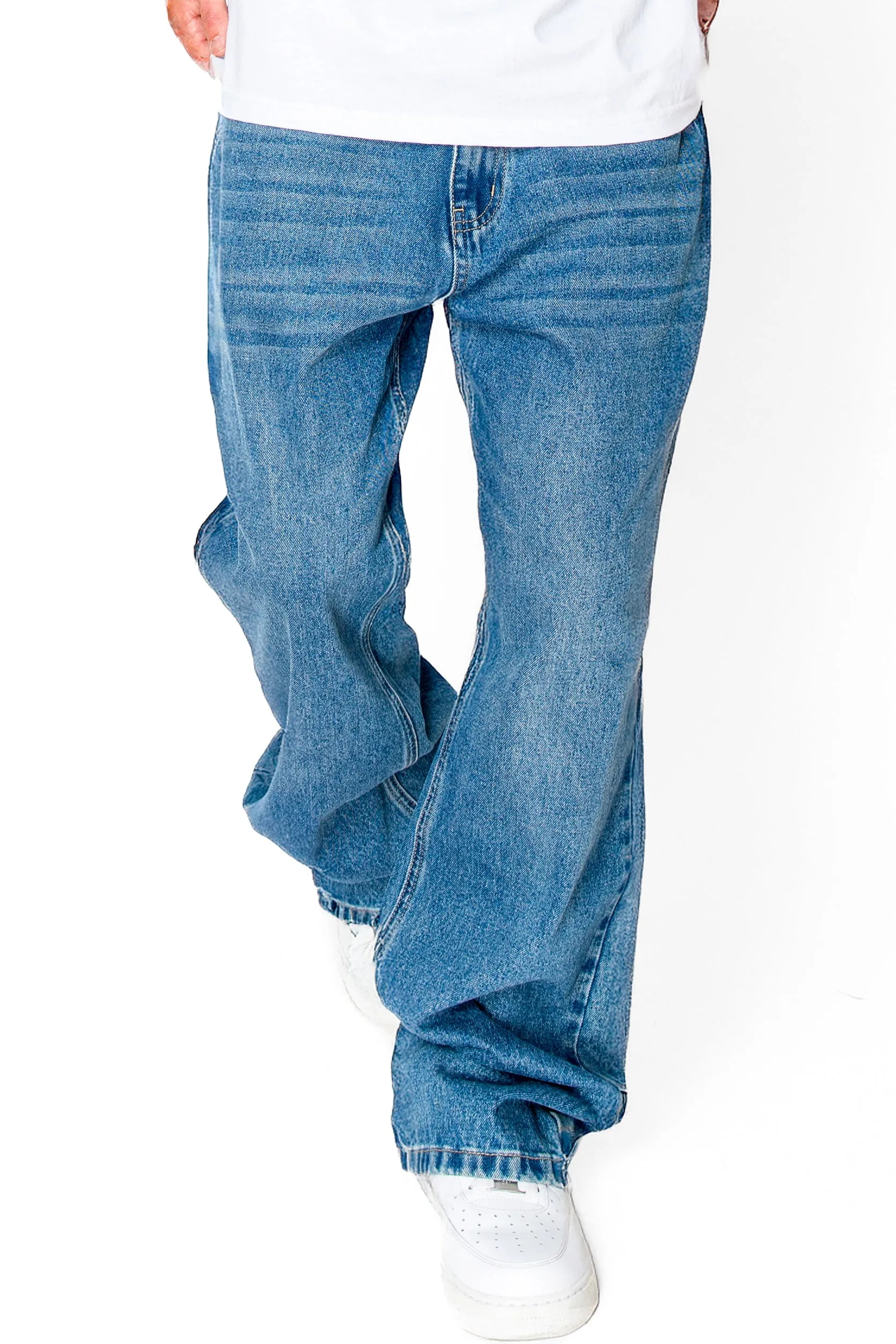 Super Wide Bottom Baggy Jeans