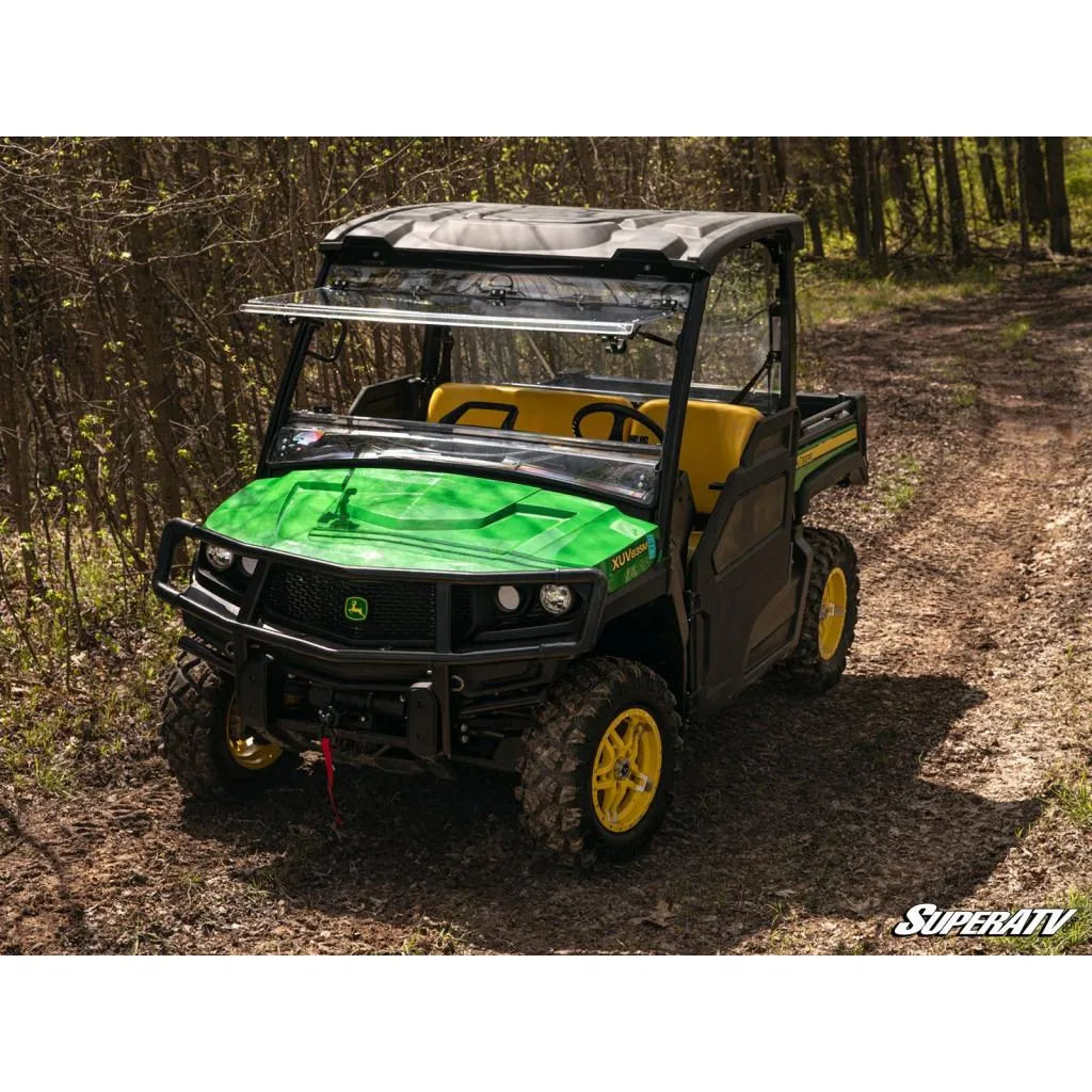 SuperATV John Deere Gator XUV 835 Scratch-Resistant Flip Windshield