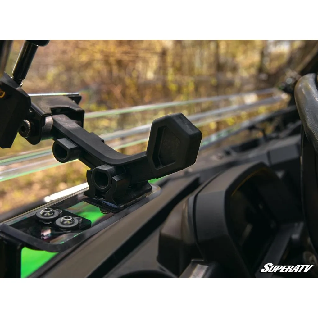 SuperATV John Deere Gator XUV 835 Scratch-Resistant Flip Windshield