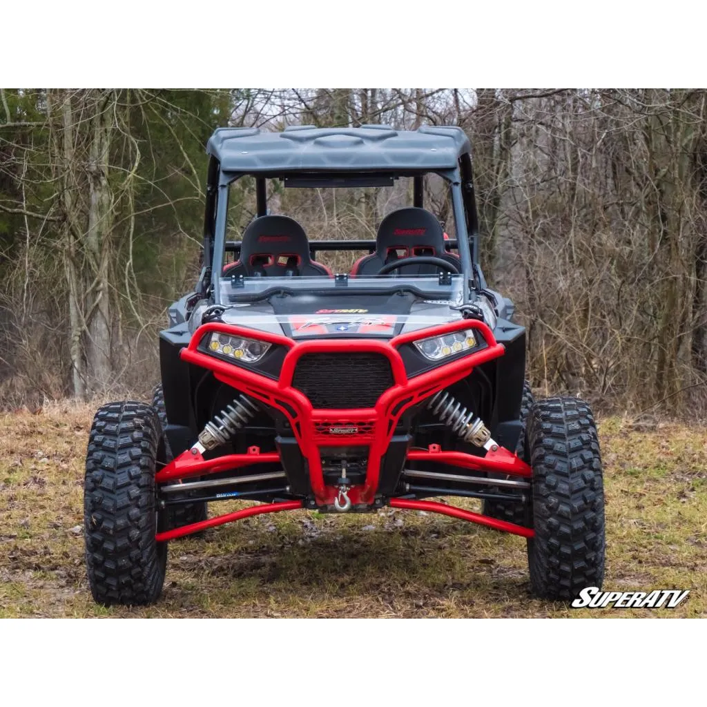 SuperATV Polaris RZR 900 Scratch Resistant Flip Down Windshield