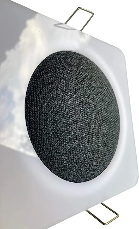 Suporte Splin para Google Home modelo de Embutir no Teto forro de gesso ou pvc