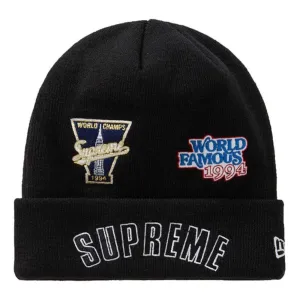 Supreme New Era Championship Beanie Black